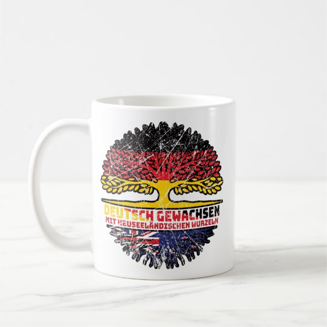 Mug en néo-zélandais Deutsch Deutschland Baum (Gauche)