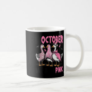 Mug En Octobre Nous Portons Nk Goose Breast Cancer Awa