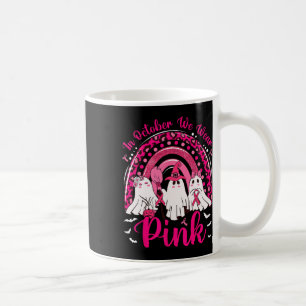 Mug En Octobre Nous Portons Pink Nurse Ghost Cancer Du