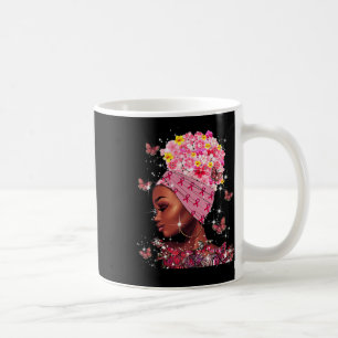 Mug En Octobre Nous Portons Rose Black Femme Cancer Du