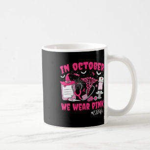 Mug En Octobre Nous Portons Rose Er Vie Er Infirmière 
