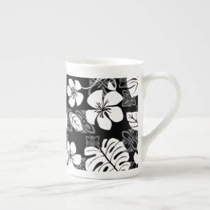 MUG EN VAISSELLE ANGLAISE NOIR ALOHA FRIDAY