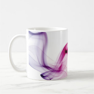 Mug Encens abstrait d'arc-en-ciel coloré par fumée