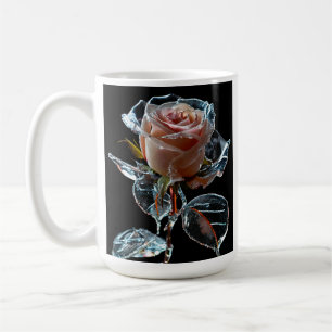 Mug "Enchantant Rose De Glace : Une Blossom De Verre T