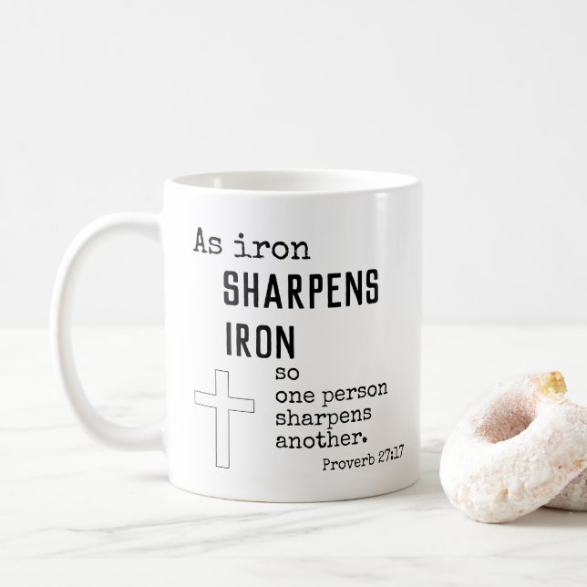 Mug Encouragement Bible Verses Proverbes 17:17   (Avec donut)