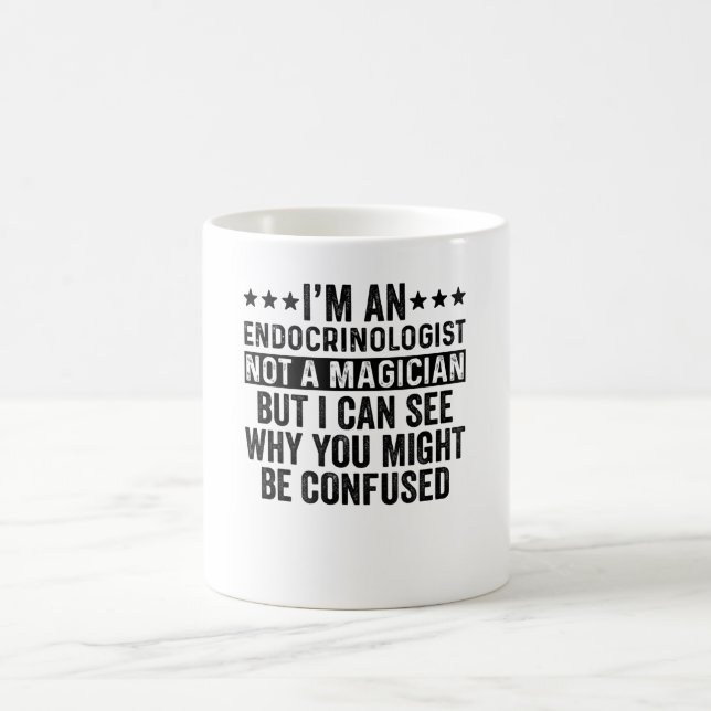 Mug Endocrinologue Pas Magicien Drôle Endocrinologie (Centre)