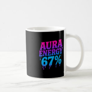 Mug Énergie Aura À 67 Mème Drôle Six Sept Aura Farmin