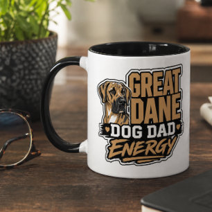 Mug Énergie de papa de Grand Danois 