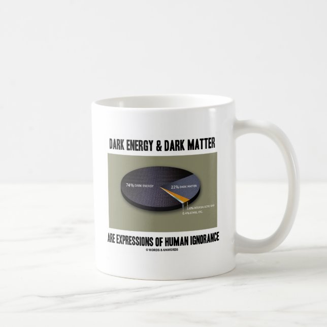 Mug Énergie et ignorance foncées d'expressions de (Droite)