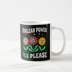 Mug Énergie nucléaire oui s'il vous plaît fleurs souri
