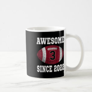 Mug Enfants 3e anniversaire Football Joueur 3 ans Vint
