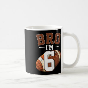 Mug Enfants 6e anniversaire Football Joueur Bro I'm 6 