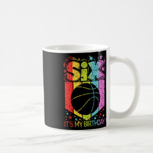 Mug Enfants 6ème Anniversaire Garçon Fille Six 6 Ans S