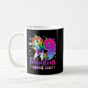 Mug Enfants 9 ans Cadeaux Filles Ados Flossing Unicorn
