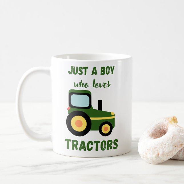 Mug Enfants Agritourisme Style De Vie Juste Un Garçon  (Avec donut)
