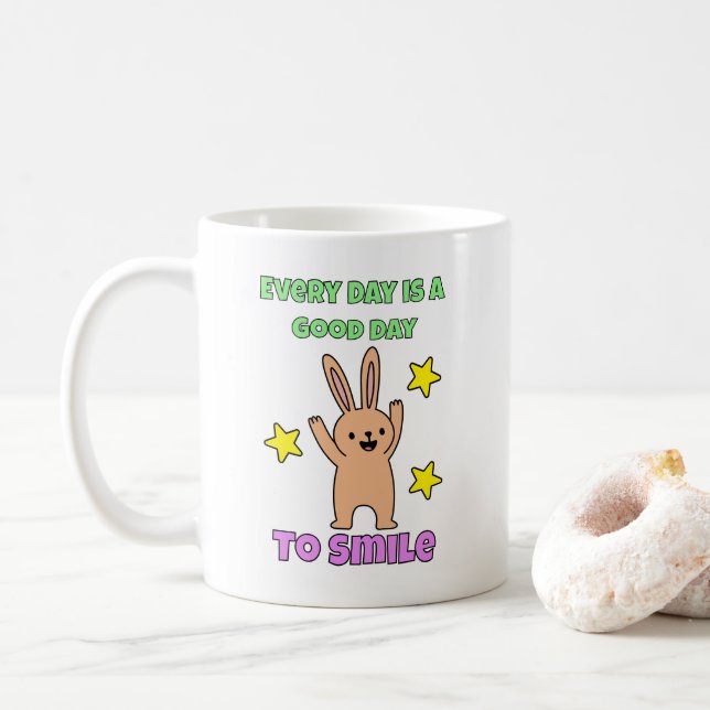 Mug Enfants Art Chaque Jour Est Une Bonne Journée Pour (Avec donut)