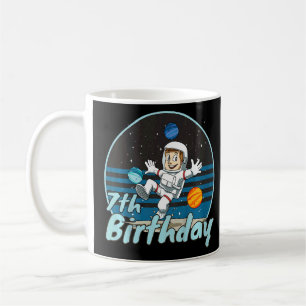 Mug Enfants Astronaut 7e anniversaire Space Kids Party