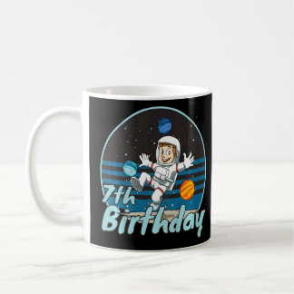 Mug Enfants Astronaut 7e anniversaire Space Kids Party