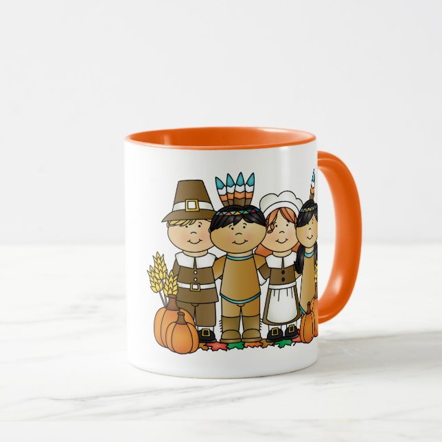 Mug Enfants bons thanksgivings (Devant droit)