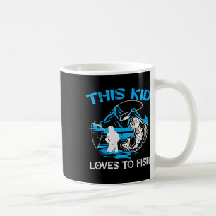 Mug Enfants Cet Enfant Aime Pêcher Mignons Garçons Fil