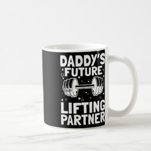 Mug Enfants Daddy's Lifting Partner Force Gym Funny Bo