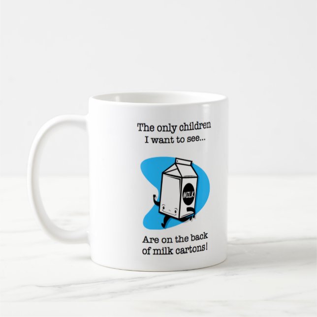 Mug Enfants de carton de lait (Gauche)