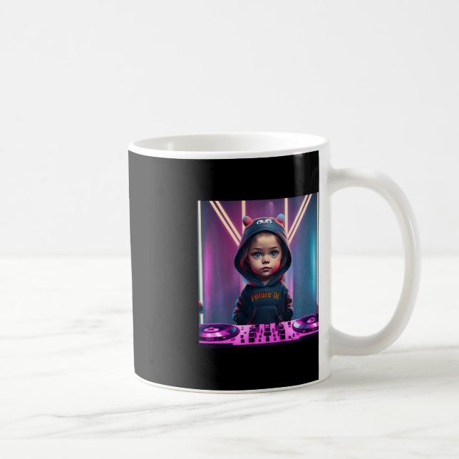 Mug Enfants Enfants DJ Disque Jockey Fun Enfant EDM Ch (Droite)
