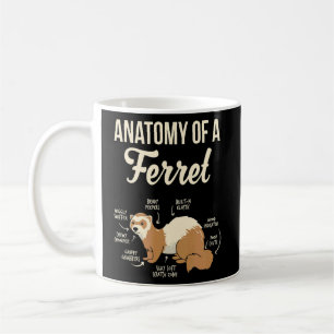 Mug Enfants Ferretferret Stuff Anatomie D'Un Ferret