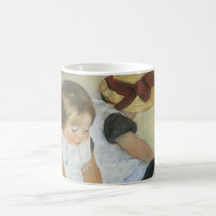 Mug Enfants jouant sur la plage par Mary Cassatt