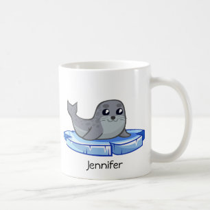 Mug Enfants mignons de bande dessinée de bébé phoque