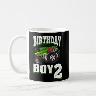 Mug Enfants Monster Camion Birthday Boy Is 2 Kids 2nd 