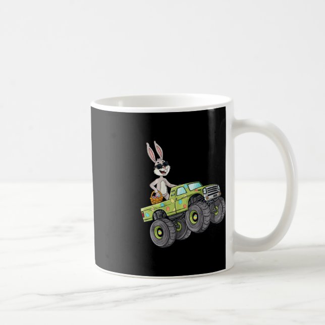 Mug Enfants Pâques Rabbit équitation Monster Camion Fu (Droite)