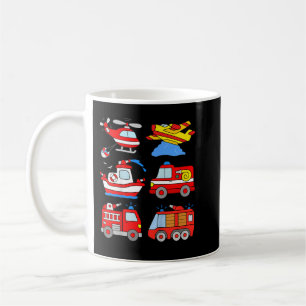 Mug Enfants Pompiers Camion 1er Anniversaire Garçon Po