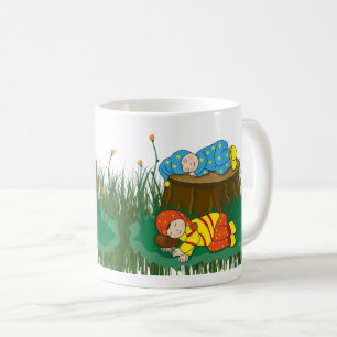 Mug Enfants qui dorment dans la forêt avec des fées
