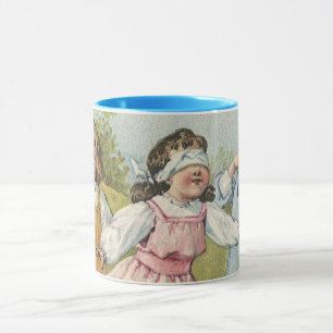 Mug Enfants victoriens vintage jouent au colin-maillar