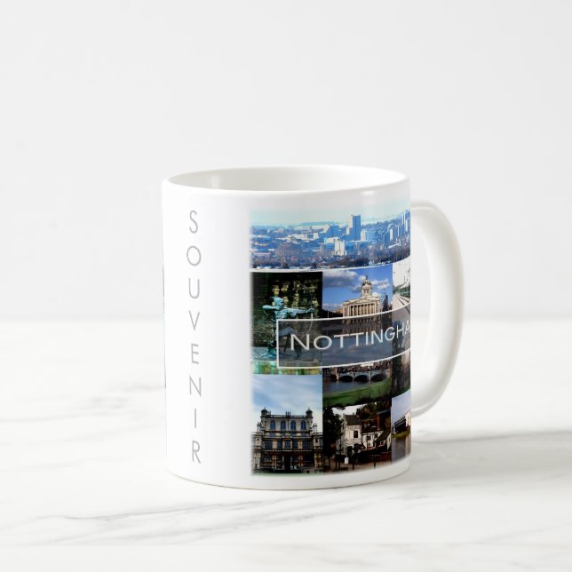 Mug ENG021 NOTTINGHAM, Angleterre, Europe, (Devant droit)
