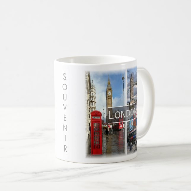 Mug ENG048 LONDRES, Angleterre, Europe, (Devant droit)
