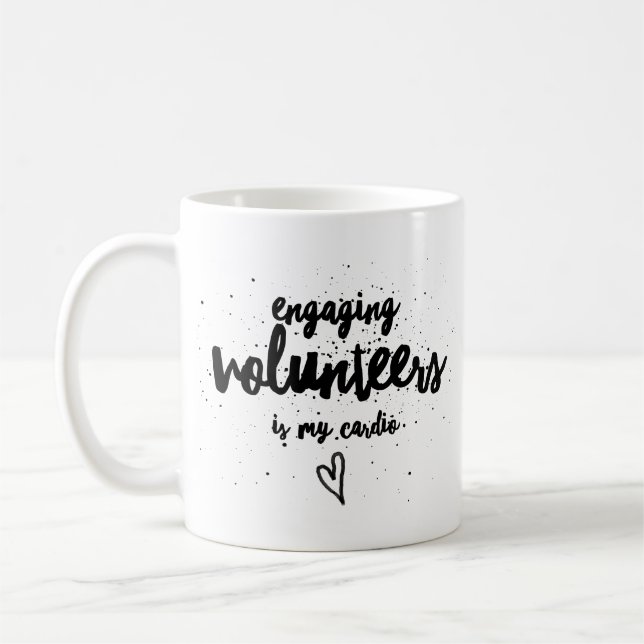 Mug Engager des bénévoles est une forme d'entraînement (Gauche)