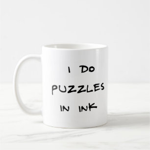 Mug énigmes à l'encre