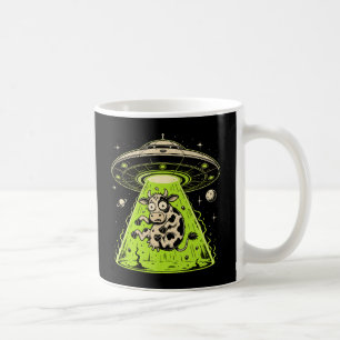 Mug Enlèvement de vache extraterrestre Weirdcore Surré