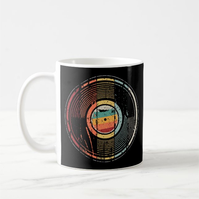 Mug Enregistrement Tourne-disque DJ pour auditeurs vin (Gauche)