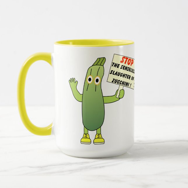 Mug Enregistrer la courgette (Gauche)