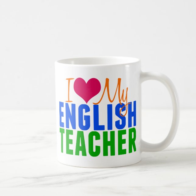 Mug Enseignant anglais (Droite)