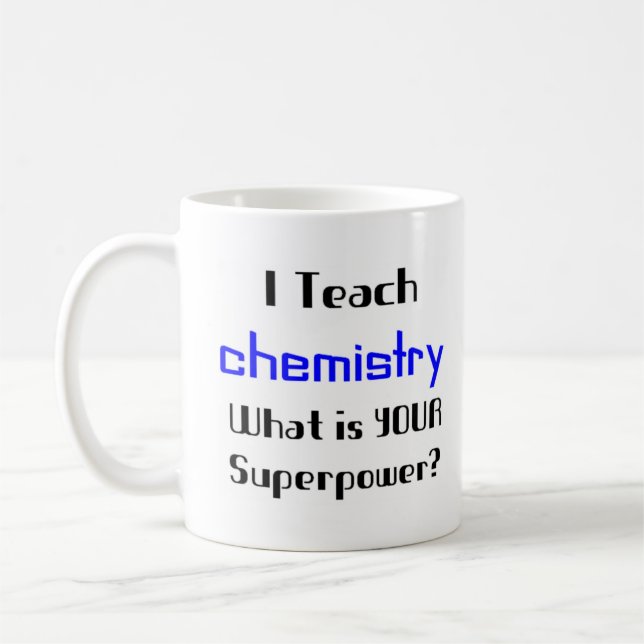 Mug enseignant de chimie (Gauche)