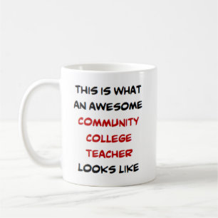 Mug enseignant de collège communautaire, génial