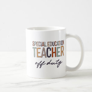 Mug Enseignant De L'Éducation Hors Service Dernier Jou