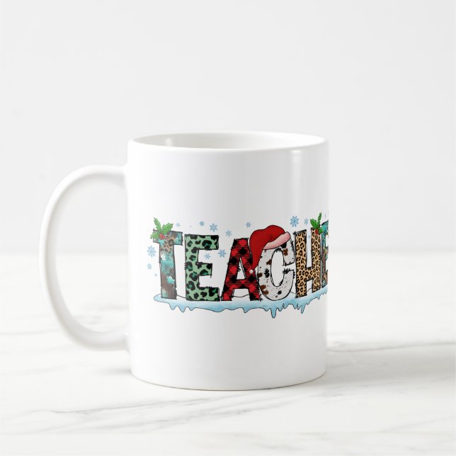 Mug Enseignant de Noël (Gauche)