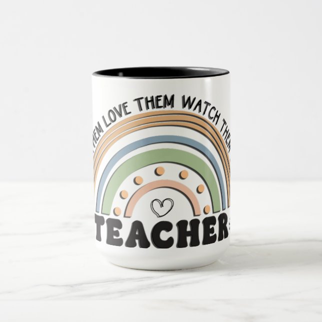 Mug Enseignant de style rétro (Centre)
