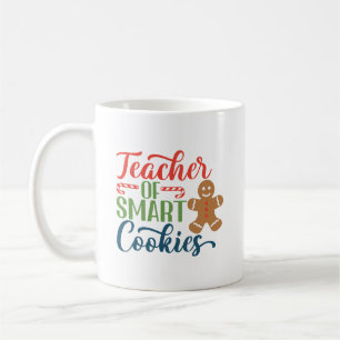 Mug Enseignant Des Cookies Intelligents Noël