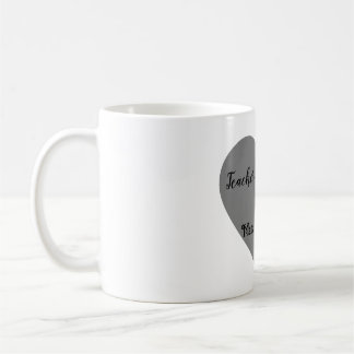 Mug "Enseignant par métier. Maman par coeur."